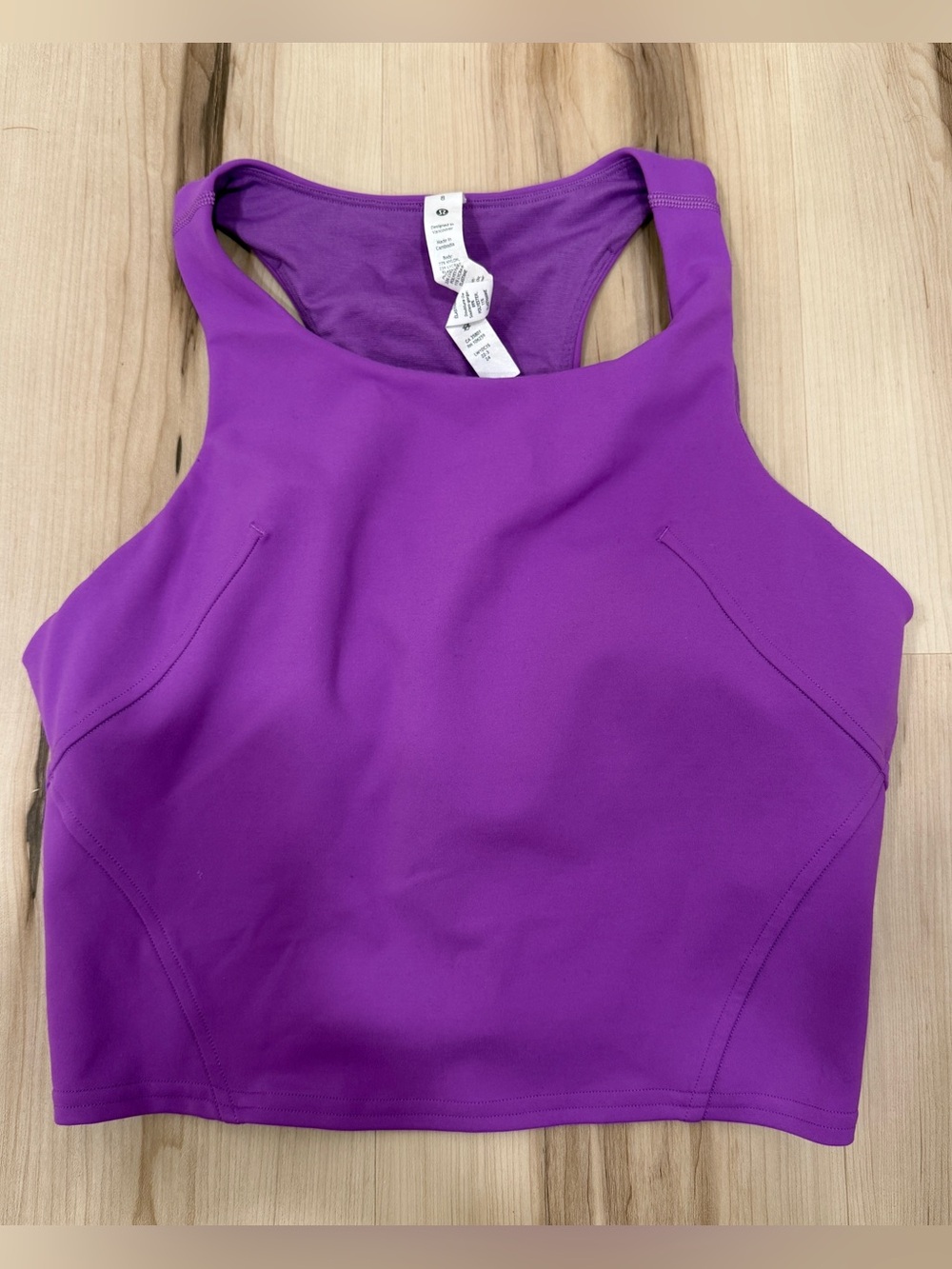 Lululemon wunder train tank top size 8